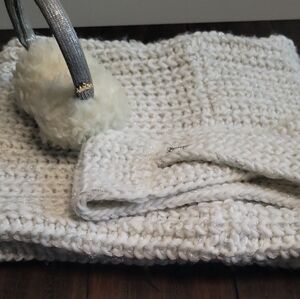 Juicy Couture scarf, earmuffs, and ear warmer headband